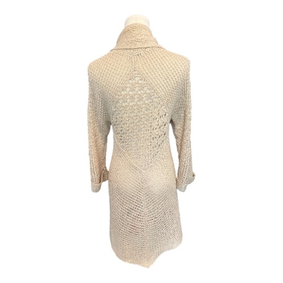 ✨ GUC CABI Women’s Teacher’s Pet Tan Open Front Cardigan Long Sleeve | Size S - Picture 5 of 9